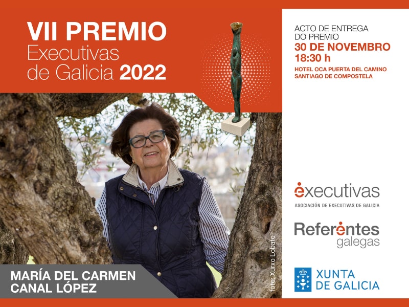 Carmen Canal López recibirá o Premio Executivas de Galicia 2022