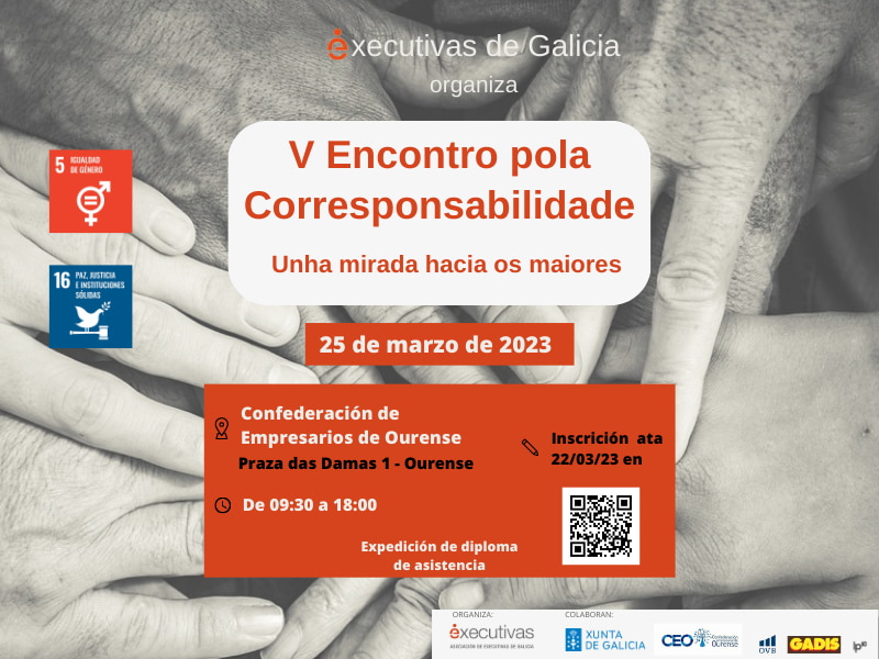 Executivas de Galicia organiza el V Encontro pola Corresponsabilidade