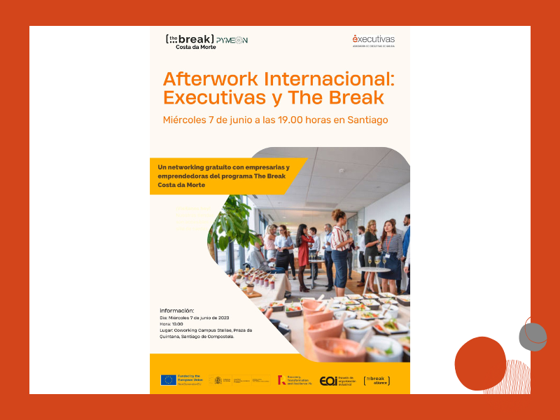 Executivas de Galicia participará en un afterwork internacional en Santiago de Compostela con emprendedoras europeas