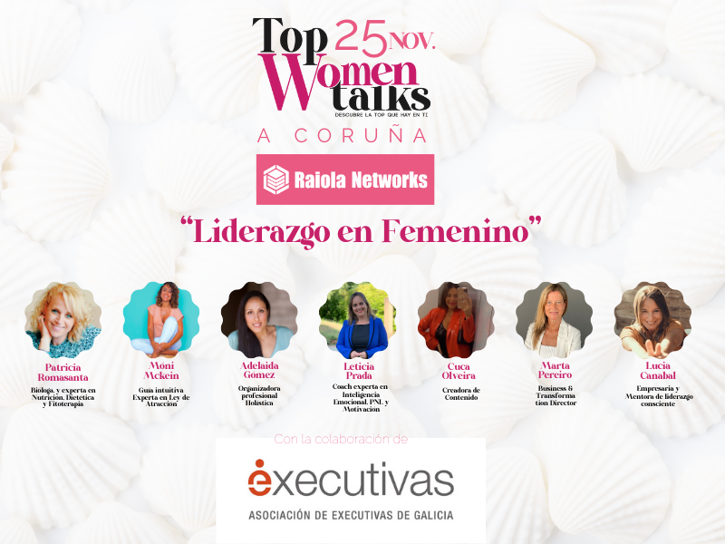 Evento Top Women Talks A Coruña / Executivas de Galicia – 25 de novembro